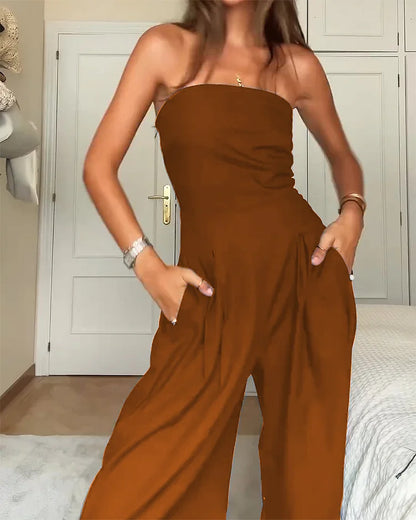 Eleganter Off-Shoulder-Jumpsuit