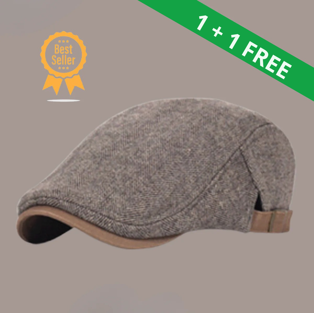 Adjustable Wool Duckbill Beret