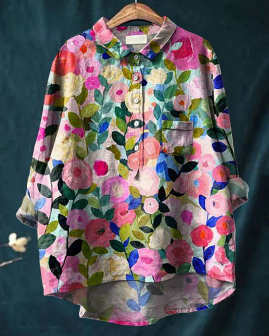 Lila™ Floral Print Blouse