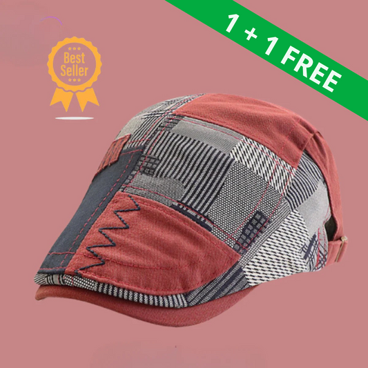 Adjustable Urban Patchwork Beret