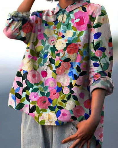 Lila™ Floral Print Blouse