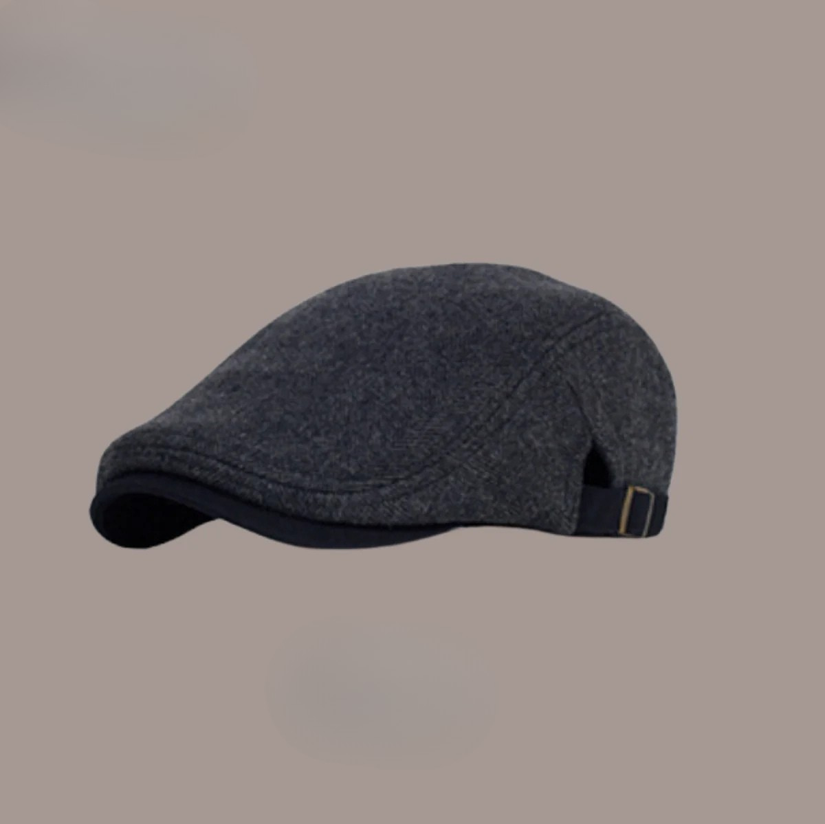 Adjustable Wool Duckbill Beret