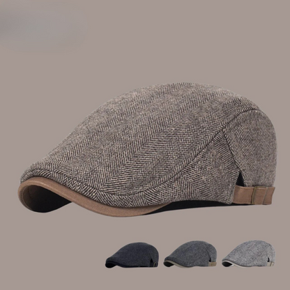 Adjustable Wool Duckbill Beret