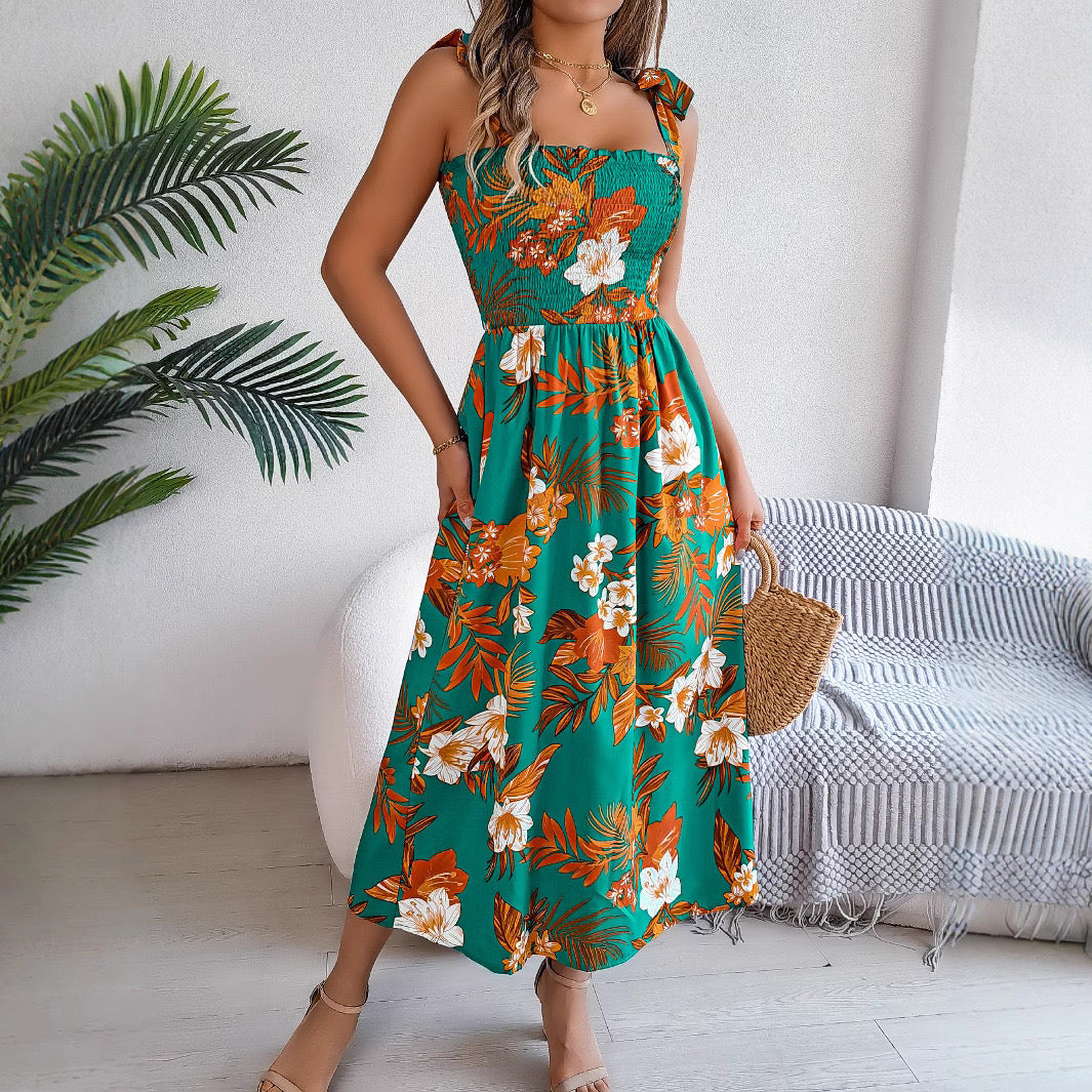 Robe Longue Florale Élégante