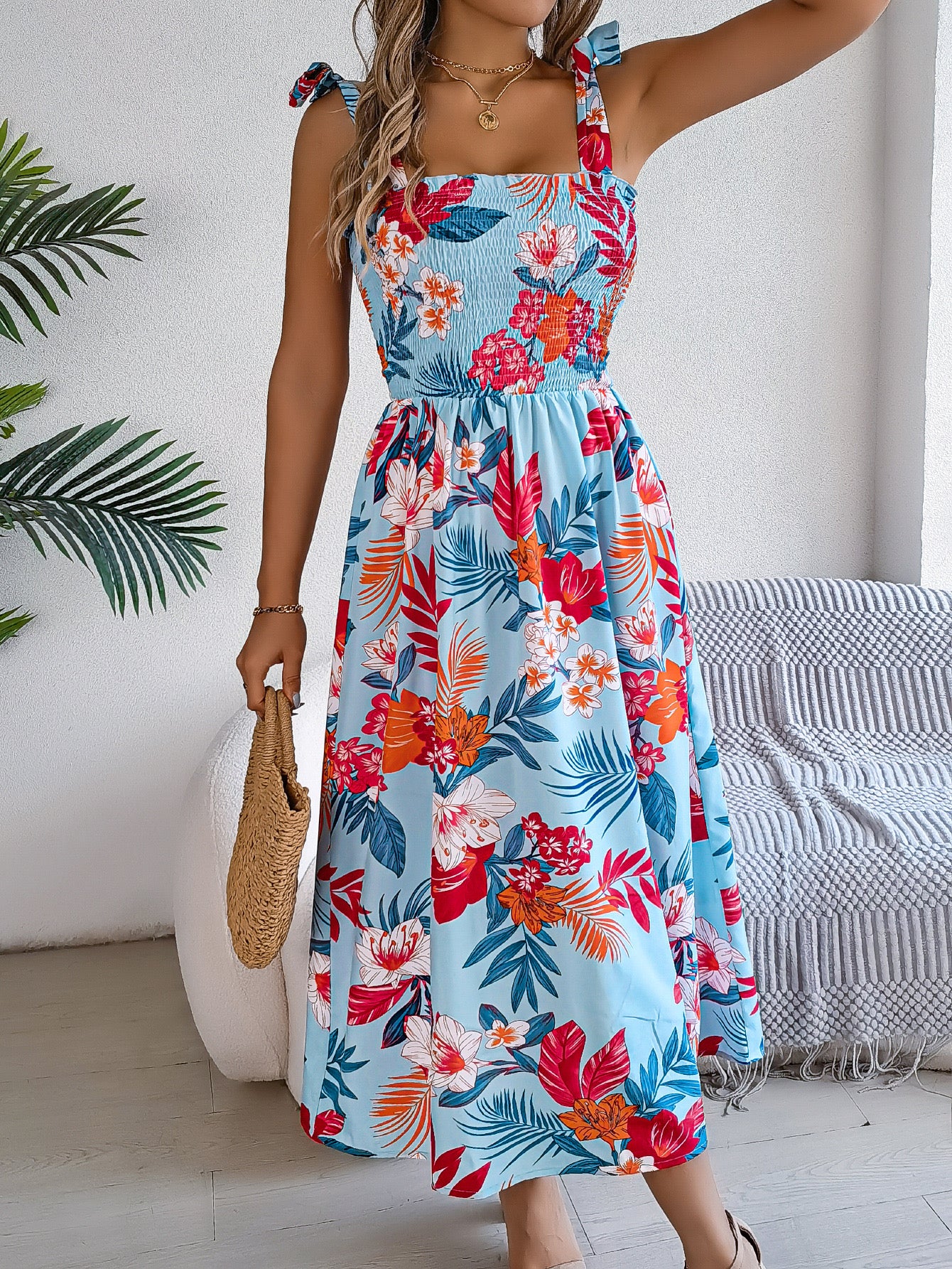 Robe Longue Florale Élégante