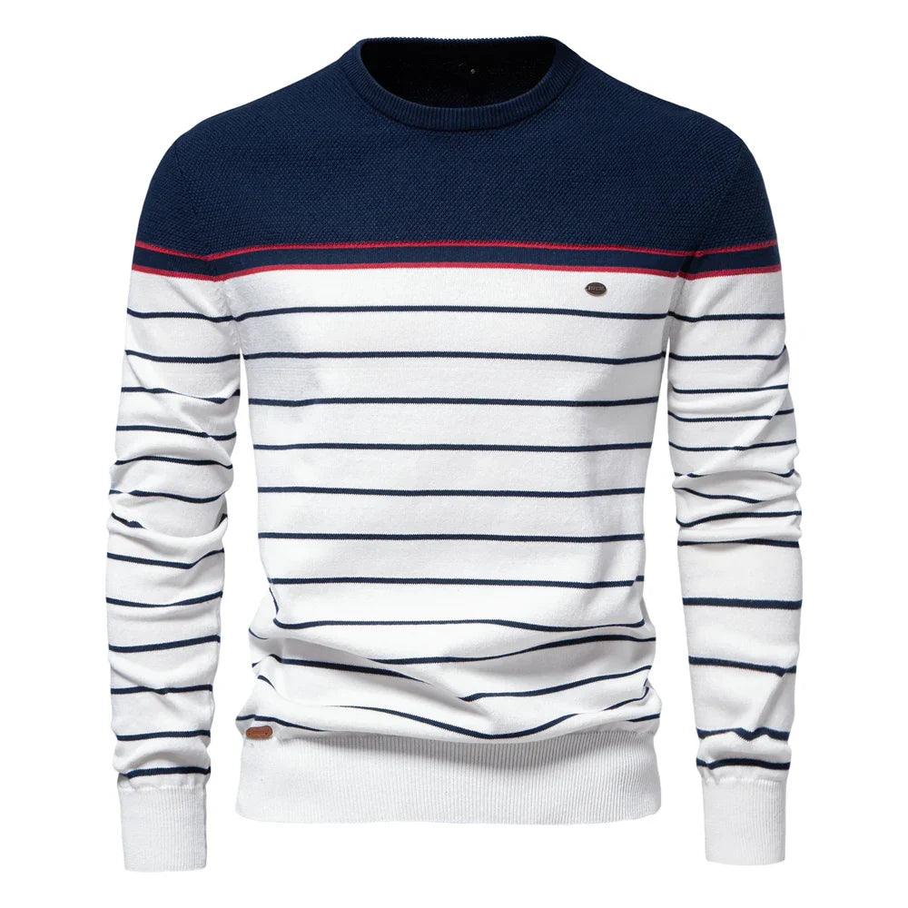 Lennox™ | Men's Sweater with Stripe Design