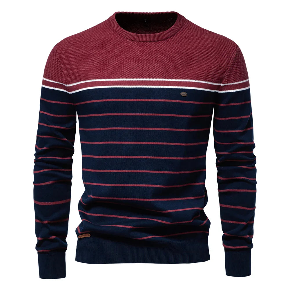 Lennox™ | Men's Sweater with Stripe Design