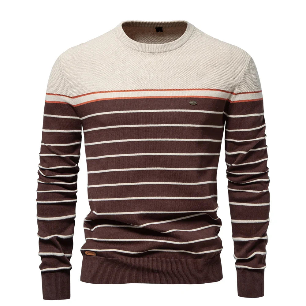 Lennox™ | Men's Sweater with Stripe Design