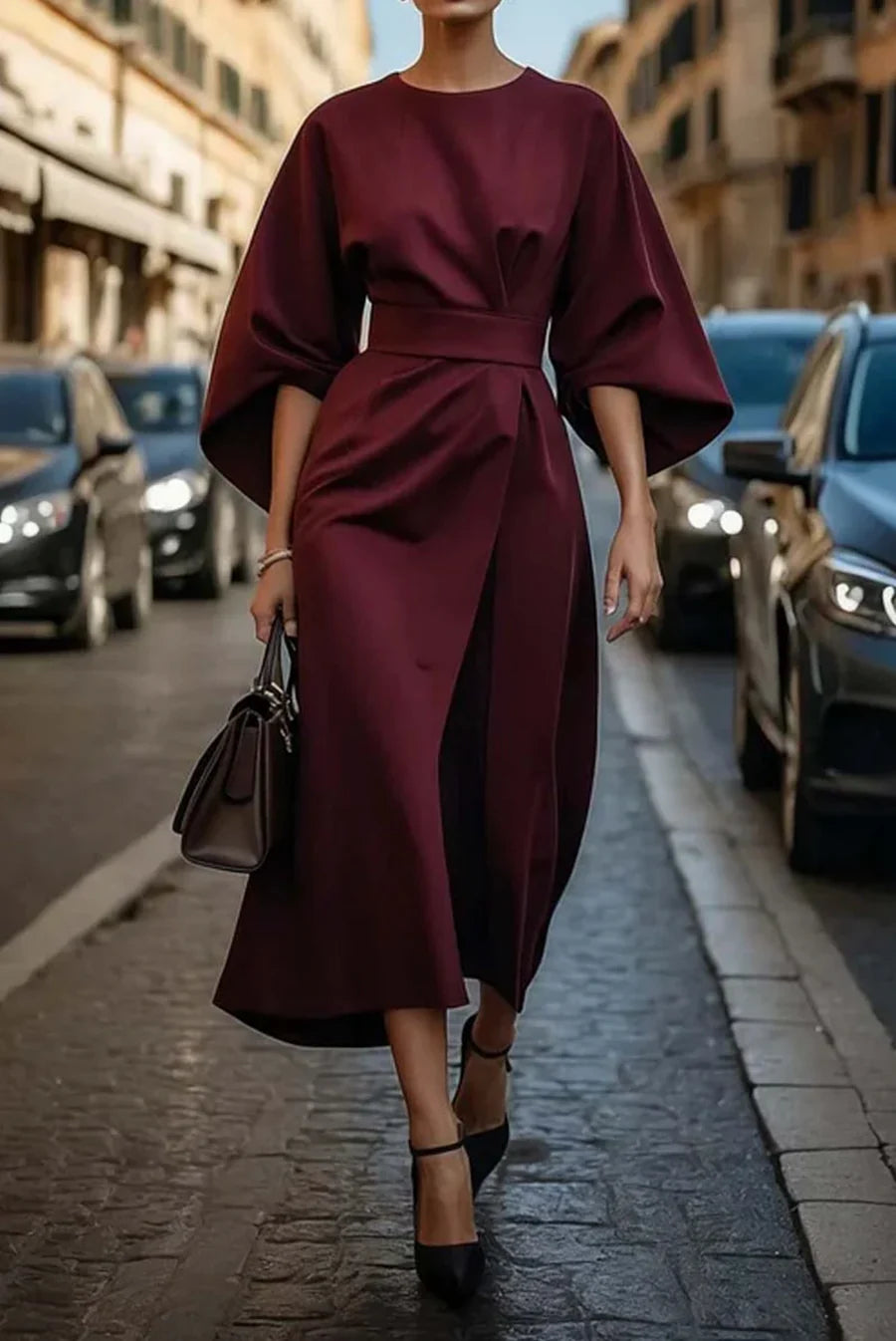 Wide-Sleeve Wonder Dress