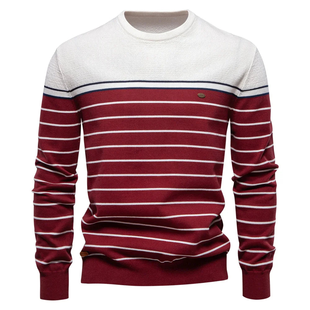 Lennox™ | Men's Sweater with Stripe Design