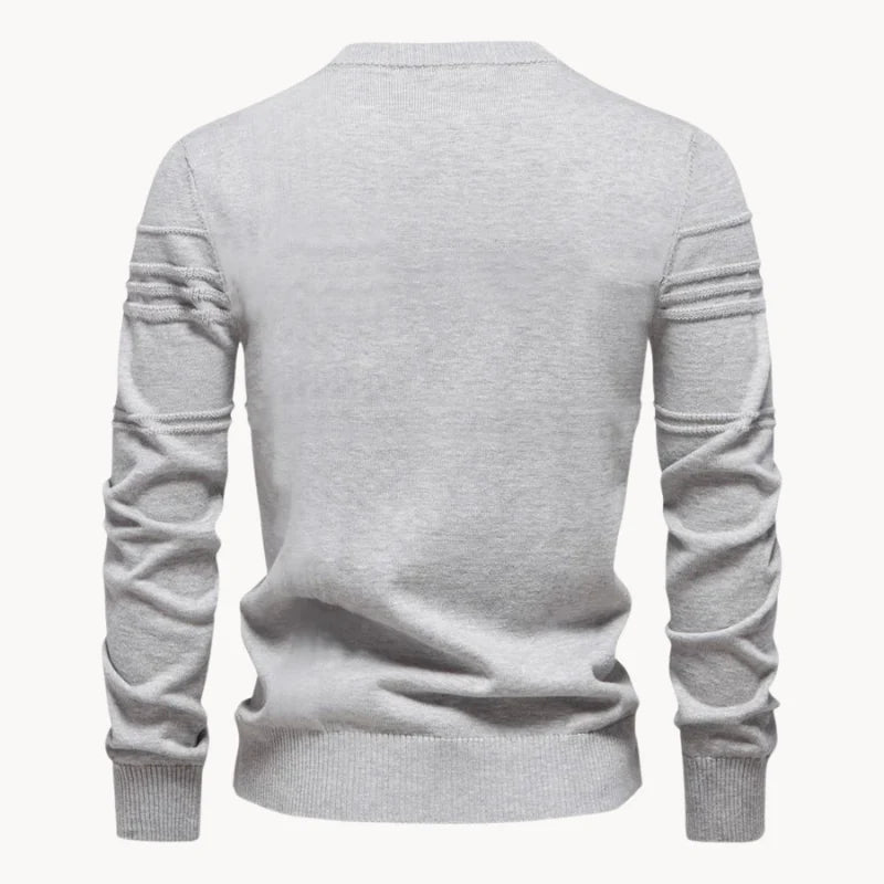 Lennox™ | Men's Sweater with Checkered Design