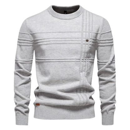 Lennox™ | Men's Sweater with Checkered Design